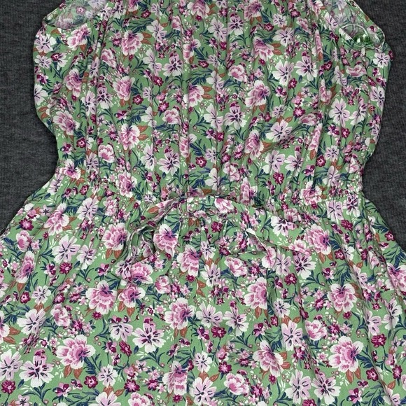 Be Bop Floral Print Rayon Sleeveless Romper Juniors Women Size Medium - Picture 4 of 13
